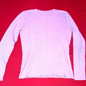 Lilac 100% Cashmere Sweater